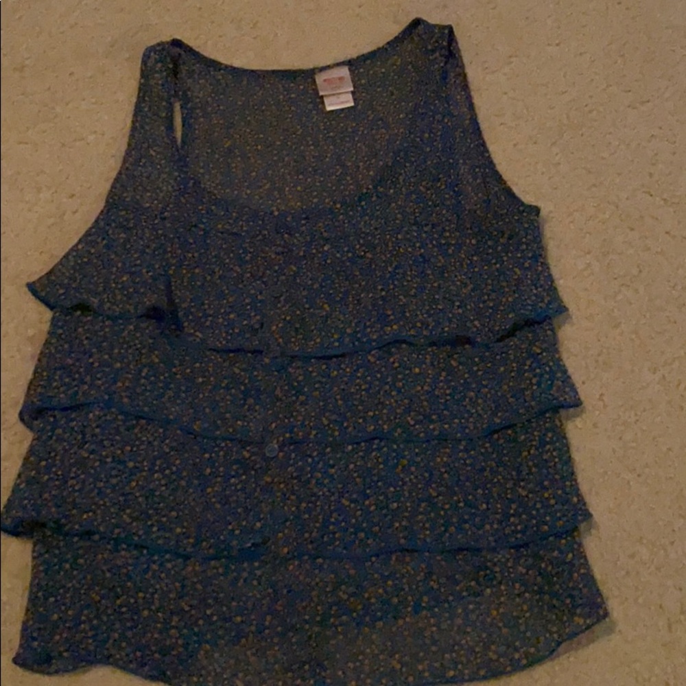 Blue tank top